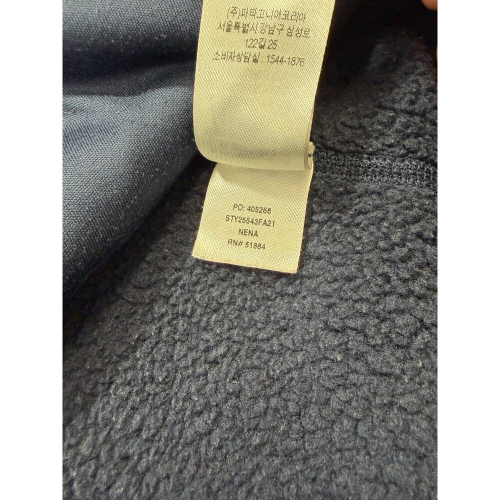 Patagonia Better Sweater Fleece Jacket Navy Blue Heather Size XL Womens LOGO - Picture 7 of 11
